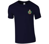 HiViz Kings Embroidered Royal Engineers The Sappers Men's Tshirt British Army Insignia MOD Embroidery ** 9 Colours Available ** (UK, Alpha, XXL, Regular, Regular, Navy)