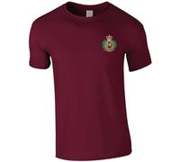 HiViz Kings Embroidered Royal Engineers The Sappers Men's Tshirt British Army Insignia MOD Embroidery ** 9 Colours Available ** (UK, Alpha, XL, Regular, Regular, Maroon)