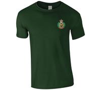 HiViz Kings Embroidered Royal Engineers The Sappers Men's Tshirt British Army Insignia MOD Embroidery ** 9 Colours Available ** (UK, Alpha, M, Regular, Regular, Green)