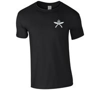 HiViz Kings Embroidered Royal Gurkha Rifles Men's Tshirt British Army Insignia MOD Embroidery ** 9 Colours Available ** (UK, Alpha, M, Regular, Regular, Black)