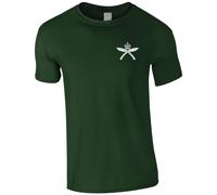 HiViz Kings Embroidered Royal Gurkha Rifles Men's Tshirt British Army Insignia MOD Embroidery ** 9 Colours Available ** (UK, Alpha, S, Regular, Regular, Green)
