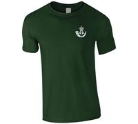 HiViz Kings Embroidered The Rifles Men's Tshirt British Army Insignia MOD Embroidery ** 9 Colours Available ** (UK, Alpha, L, Regular, Regular, Green)