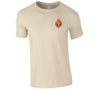 HiViz Kings Embroidered Welsh Guards Men's Tshirt British Army Insignia MOD Embroidery ** 9 Colours Available ** (UK, Alpha, S, Regular, Regular, Sand)