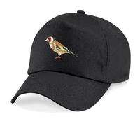 HiViz Kings Exquisite Goldfinch Embroidered Baseball Cap - Premium Quality Hat for Nature Enthusiasts