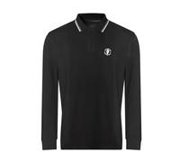 HiViz Kings Northern Soul Keep The Faith Rubber Badge Tipped Polo Shirt Limited Edition (UK, Alpha, M, Regular, Regular, Black & White)