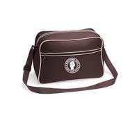 HiViz Kings Northern Soul Retro Shoulder Bag With Embroidered Keep The Faith Logo (Retro, Chocolate Sand)
