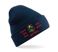 HiViz Kings Pennine Way Embroidered Beanie Hat - Edale to Kirk Yetholm, Ultimate Destination (UK, Alpha, One Size, Navy)