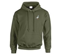 HiViz Kings Pigeon Racing Enthusiast Hoodie - Embrace the Spirit of the Skies! (UK, Alpha, S, Regular, Regular, Olive)