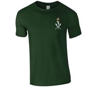 HiViz Kings Queen's Gurkha Signals Gurkhas Men's Tshirt British Army Insignia MOD ** 9 Colours Available ** (UK, Alpha, M, Regular, Regular, Green)