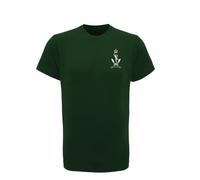 HiViz Kings Queen's Royal Ghurkas British Army Performance T-Shirt, Men's (UK, Alpha, L, Regular, Regular, Green)