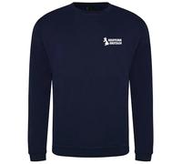 HiViz Kings Restore Britain Embroidered Sweatshirt Stylish Comfort Design (UK, Alpha, XXL, Regular, Regular) Navy