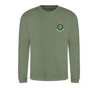 HiViz Kings Royal Army Medical Corps British Army Embroidered Sweatshirt - Military Style Pullover Official Licensed (UK, Alpha, 3XL, Regular, Regular, Olive)