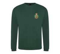 HiViz Kings Royal Engineer Embroidered Sweatshirt -Military Style Pullover Official Licensed (UK, Alpha, L, Regular, Regular, Green)