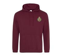 HiViz Kings Royal Engineers The Sappers Embroidered Men's Hoodie British Army Insignia MOD Hooded Sweatshirt Embroidery ** 9 Colours Available ** (UK, Alpha, 4XL, Regular, Regular, Maroon)