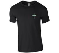HiViz Kings Royal Marine Commando T Shirt Premium Quality Embroidered (UK, Alpha, XL, Regular, Regular, Black)