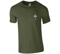 HiViz Kings Royal Marine Commando T Shirt Premium Quality Embroidered (UK, Alpha, XXL, Regular, Regular, Olive)