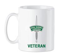 HiViz Kings Royal Marine Commando Veteran Printed Mug -