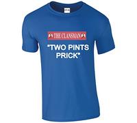 HiViz Kings Still Game Two Pints Prick Printed T Shirt Craiglang