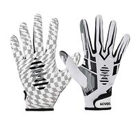 Hivool American Football Receiver Gloves - Ultra-Stick Tight Sports Gloves, Breathable Non-Slip Silicone Grip, Enhanced Performance for Youth & Adult