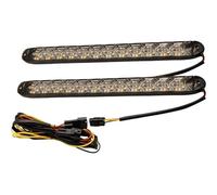 HIVZIVCCIK Rear Light Assembly 2pcs 12LED Sequential Light Bar Car Styling Bulb Car Daytime Running Light DRL Driving Turn Signal Fog Light White Amber Tail Light Cluster