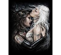 HIWASH DIY 5D Diamond Painting Kit for Adult, Full Drill Diamond Embroidery Crystal Rhinestone Pasted Painting Arts Craft by Numbers Parent Child Theme Decoration Drawing for Home Wall 30 x 40 cm