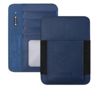 HiWe Passport Holder Wallet, Blue, 5.47"x3.94"x0.47", With Find My