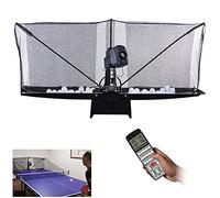 HIWERAN SIERINO Table Tennis Robot Ping-pong Ball Machine - Multi-Rotation Table Tennis Launcher with Ball Recycle Catch Net, Automatic Ball Collection and Serve Machine for Training