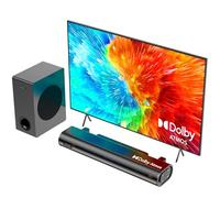 Hiwill Dolby Atmos Soundbar, 200W Peak Power Sound bar for TV, TV Soundbar with 5.25'' Big Subwoofer, Adjustable Treble and Bass, Home Theater Speakers, eARC/ARC/OPT/BT/AUX, HiElite A21