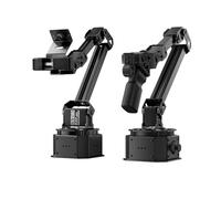 HIWONDER AI Robotic Arm Kit Compatible for LeRobot SO-ARM101 Embodied AI Imitation Learning VLA Model Development Open Source 6-Axis Full Metal Robot Arm with Tutorials & Remote Control, Standard Kit