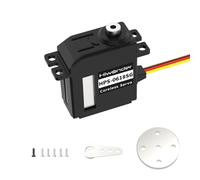 Hiwonder Coreless Servo Waterproof Servo with Stainless Steel Gear Motor 0.06sec High Speed Mini Servo for Robotic DIY, RC Car Control Angle 180°