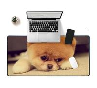 Hixingo 3D Animal Print Large Mouse Mat, Gaming Mouse Pad, Mouse Pad, Mousepad with Stitched Edges, Non-Slip Rubber Base Mouse Pads for Office & Home (700 * 300 * 3mm,dog)