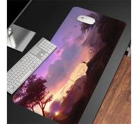 Hixingo 3D Large Mouse Mat, Gaming Mouse Pad, Clouds Landscape Mouse Pad, Mousepad with Stitched Edges, Non-Slip Rubber Base Mouse Pads for Office Home (1000x500x3mm,Countryside)