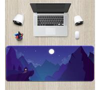 Hixingo 3D Large Mouse Mat, Gaming Mouse Pad, Painting Landscape Mouse Pad, Mousepad with Stitched Edges, Non-Slip Rubber Base Mouse Pads for Office Home (1000x500x3mm,Mountain)