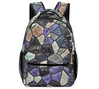 Hixingo Backpack for Kids Teenagers, Children's Backpacks, 3D Printing Rucksack School Bag for Girls Boys, Lightweight Casual Daypack Primary Book Bags (Fragment pattern 8,42x31x15cm)