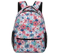 Hixingo Backpack for Kids Teenagers, Children's Backpacks, Cartoon Style Rucksack School Bag for Girls Boys, Lightweight Casual Daypack Primary Book Bags (Flower bush,42x31x15cm)