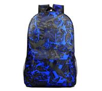 Hixingo Backpack for School Kids, Lightweight Backpack School Bags for Girls Boys and Secondary Large Capacity Rucksack for Children Primary School Bag (Blue Cool,47x31x18cm)