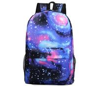 Hixingo Backpack for School Kids, Lightweight Backpack School Bags for Girls Boys and Secondary Large Capacity Rucksack for Children Primary School Bag (Starry Sky,47x31x18cm)