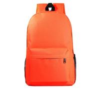 Hixingo Backpack for School Kids, Lightweight Backpack School Bags for Girls Boys and Secondary Large Capacity Rucksack for Children Primary School Bag (Orange,47x31x18cm)