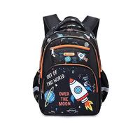 Hixingo Backpack for School Kids, Lightweight School Bags for Girls Boys and Secondary Large Capacity Rucksack for Children Primary School Bag (30x20x40cm,rockets)