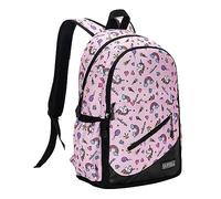 Hixingo Backpack for School Kids, Lightweight School Bags for Girls Boys and Secondary Large Capacity Rucksack for Children Primary School Bag (Unicorn,15 inch)