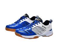 Hixingo Badminton Shoes Men Tennis Shoes Men Womens, 5.5-9.5 UK Lightweight Badminton Trainers Shoes Anti-Slip and Shock-Absorbing Squash Shoes for Volleyball, Table Tennis, Tennis, Badminton, Etc