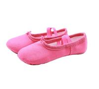 Hixingo Ballet Shoes Women Split Sole, Size 3.5-8.5 UK Ballet Slippers Flat Shoes Split Sole Adult for Dancing Races, Gymnastics Dancing (Hot Pink,8)