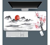 Hixingo Beautiful Landscape Large Mouse Mat, Gaming Mouse Pad, Mouse Pad, Mousepad with Stitched Edges, Non-Slip Rubber Base Mouse Pads for Office & Home (1000 * 500 * 3mm,Beginning of the day)