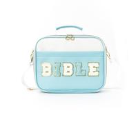 Hixingo Bible Cover Case with a Zip, Bible Covers with Handle for Women and Men Small Bag Carrying Book Case Perfect Gift for Book Lover Girls Mother (31 * 5 * 23cm,Blue)