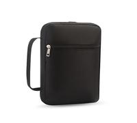 Hixingo Bible Cover Case with a Zip, Bible Covers with Handle for Women and Men Small Bible Cover Bag Carrying Book Case Perfect Gift for Book Lover Girls Mother (Black,26x19cm)