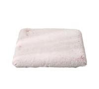 Hixingo Colorful Dog Bed for Medium Small Large Puppy kitten Fluffy Anti AnXiety Cat Bed, Machine Washable Dog Mat Fluffy Comfortable Mat for Cat for Living Room Bedroom Balcony (White,L)