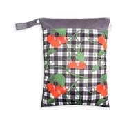Hixingo Colorful Wet Bag,Large Waterproof Wet Dry Bag,Reusable Nappy Stuff Sack with Double Zipper Pockets,Portable Children's Items Dry Sack,for Clothes,Swimming,Travel,Beach (Gray,4 Pieces)