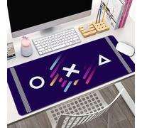Hixingo Creative Geometry Large Mouse Mat, Gaming Mouse Pad, Mouse Pad, Mousepad with Stitched Edges, Non-Slip Rubber Base Mouse Pads for Office & Home (1000x500x3mm,Purple)