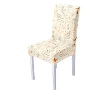 Hixingo Dining Chair Covers Set of 1 2 4 6,Tropical Botanical Print Stretch Chair Covers,Washable Chair Covers,Dining Chair Slipcovers for Kitchen,Diner,Party,Wedding (set of 4,Bird)
