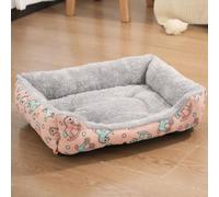 Hixingo Dog Bed for Medium Small Puppy kitten, Fluffy Anti AnXiety Cat Bed, Machine Washable Dog Mat, Fluffy Comfortable Mat for cat for Living Room, Bedroom, Balcony (Horse,L (60x45cm))